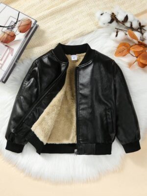 boy-girl-black-genuine-leather-jacket