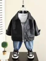 girl-boy-winter-black-leather-jacket
