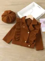 girls-brown-wool-stylish-coat