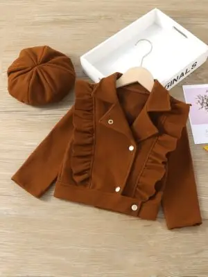 girls-brown-wool-stylish-coat